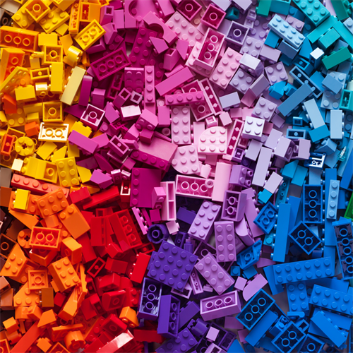 Rainbow Lego